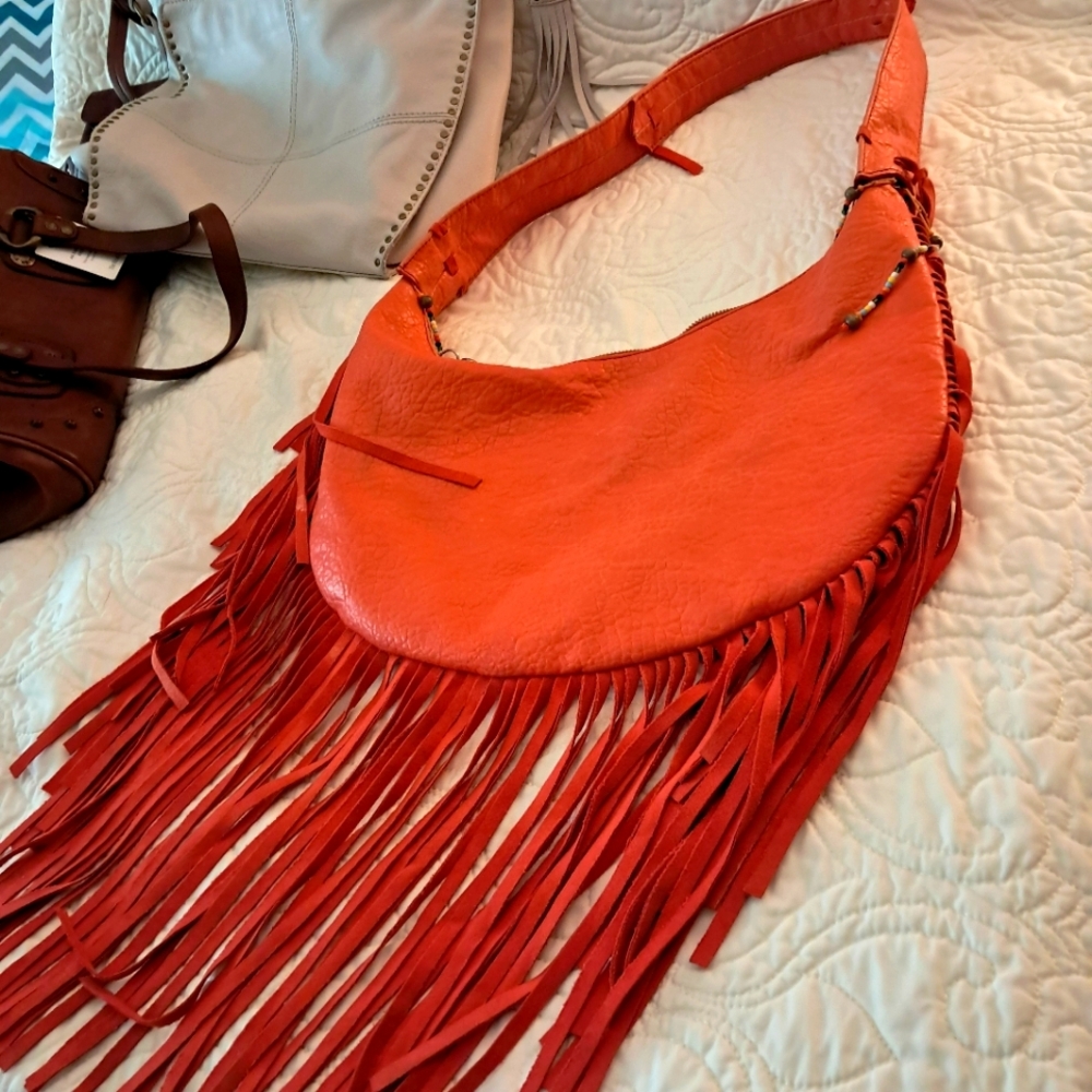 Jessica Simpson fringe shoulder bag
